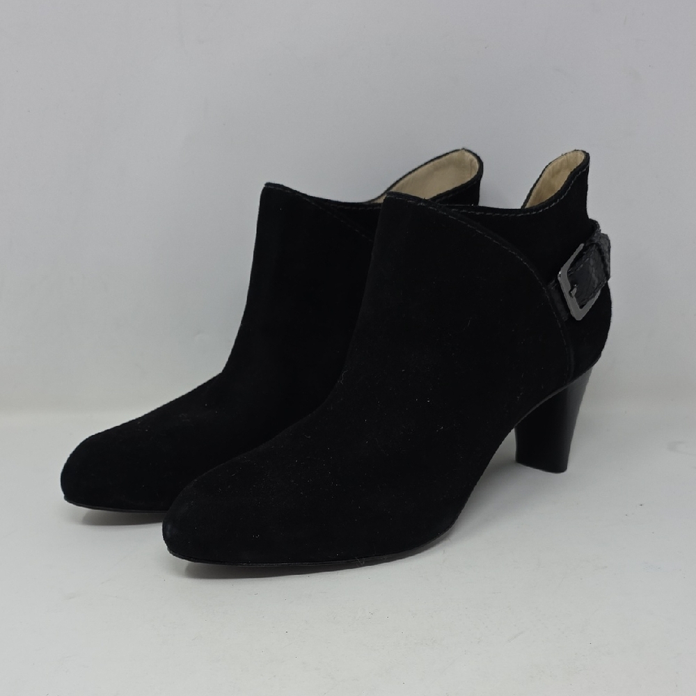 Cole Haan Elegant Black Ankle Boots Size 9